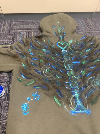 handpainted jacket
